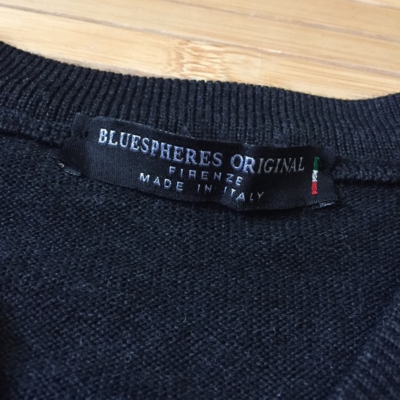Bluespheres original firenze dark gray sweater - Picture 2 of 5
